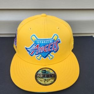NEW ERA 59FIFTY HAT WHEELS LOS ANGELES ANGELS 50TH ANNIVERSARY 7 5/8